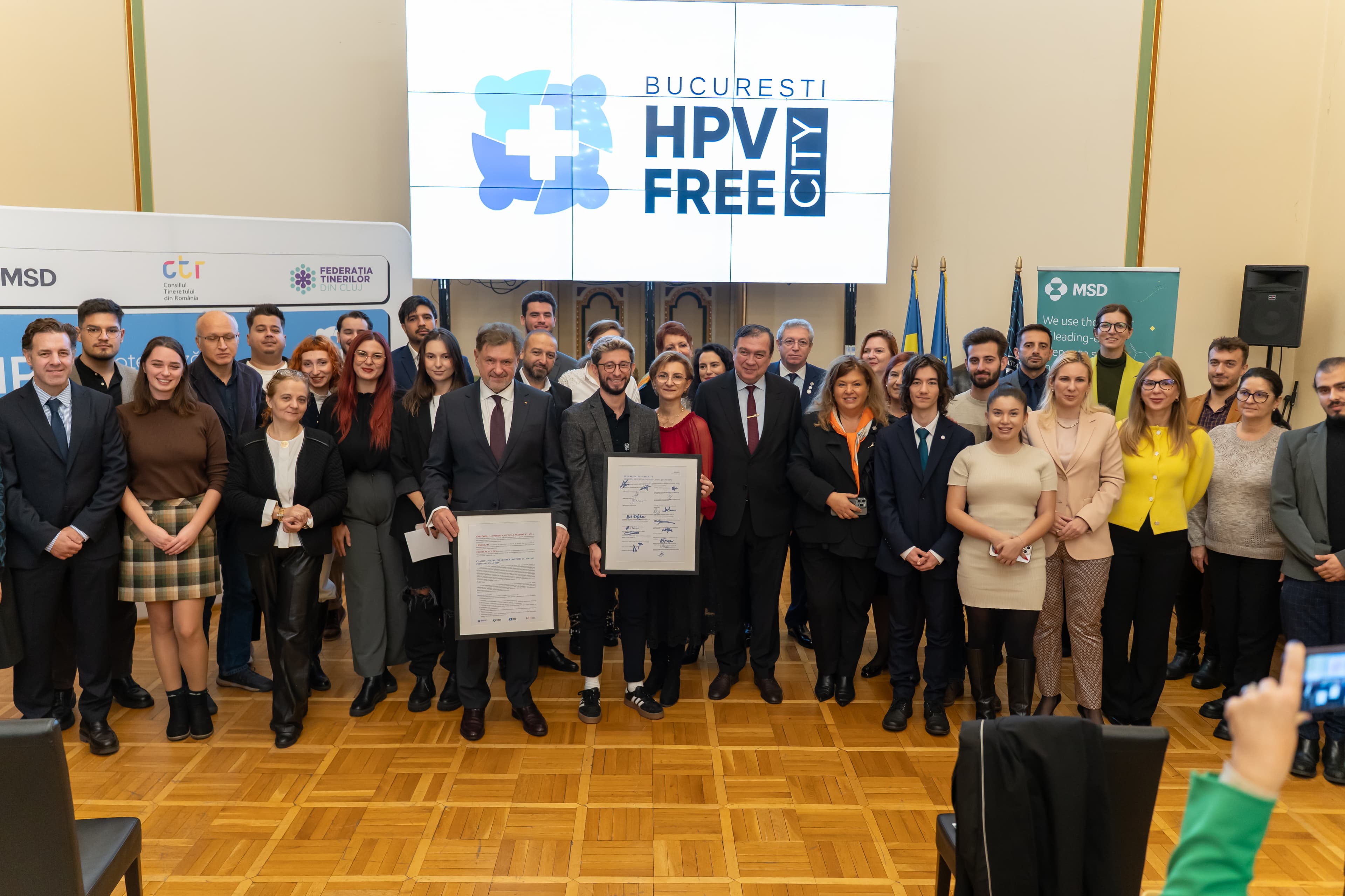 CTR susține Bucureștiul în demersul „HPV Free City”: sănătatea tinerilor, o prioritate publică